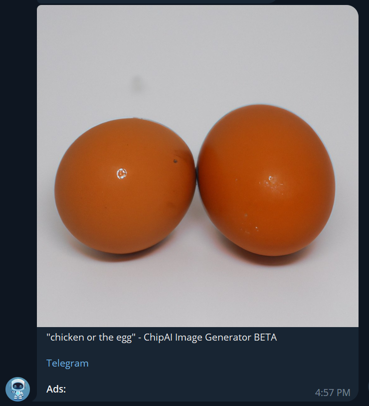 tweetsbyJeremy's tweet photo. @askChipAi #chip has answered one of the most puzzling mysteries of our time.
#askchip #ChipImageBot #AI #ImgnAi https://t.co/bwKJ8EdBLa