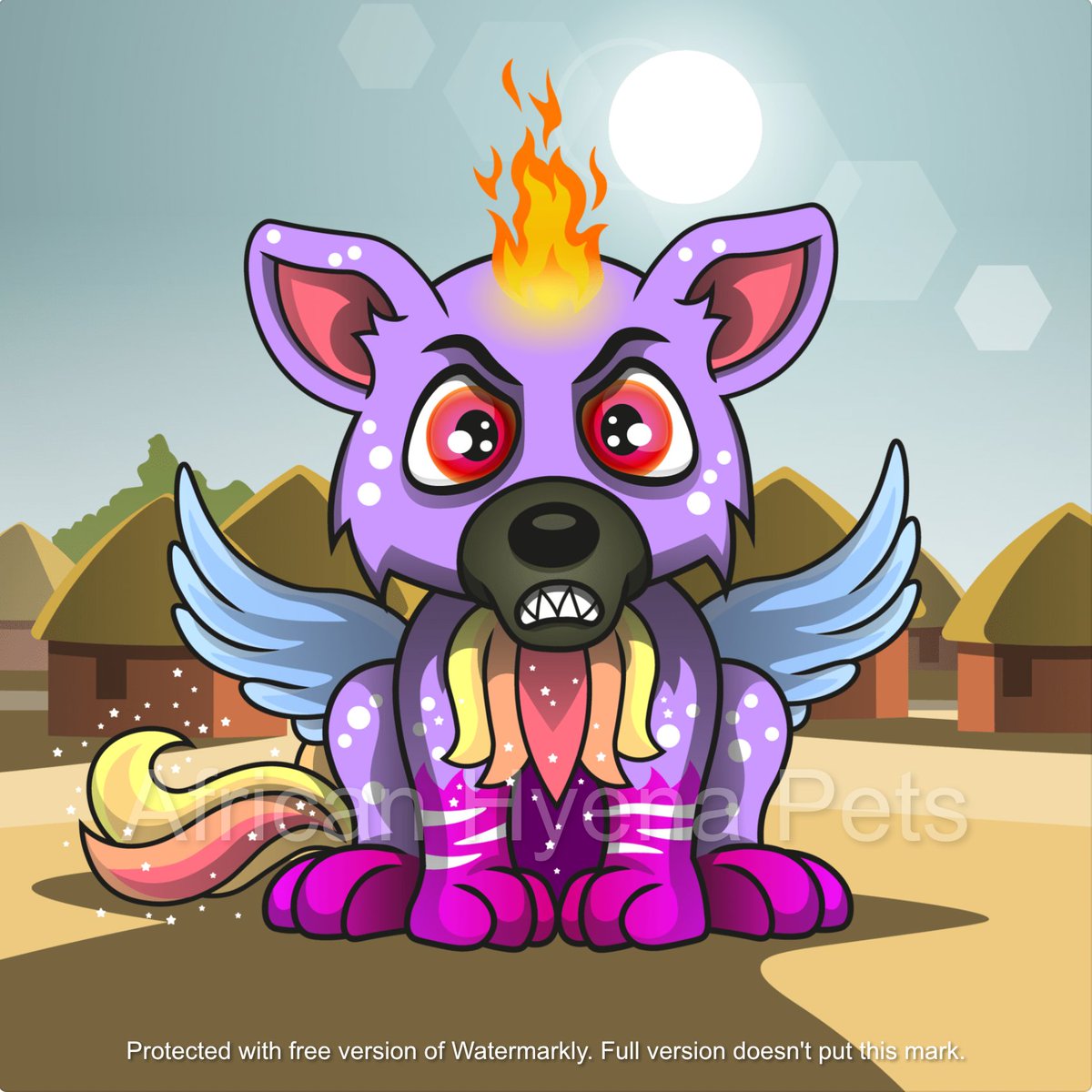 afta_cash's tweet photo. #AfricanHyenaPets... Mythical, Magical, Battle Ready #nfteas .. the flagship #nft label (collection) for the nftea (dot app) platform.... Launching soon... do you want one? https://t.co/O5nL0GqF82