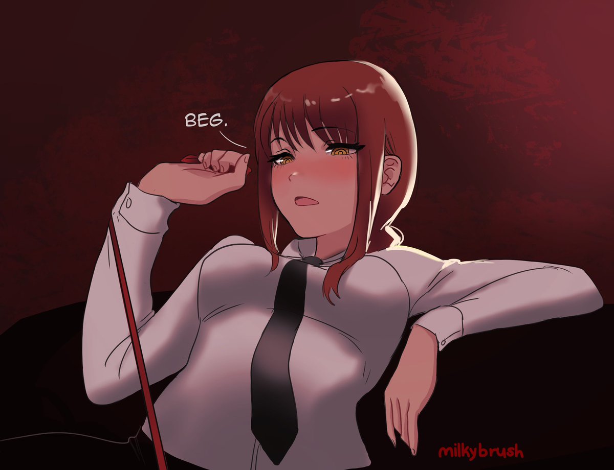 milkybrush2's tweet photo. Things don’t always go her way #Makima #chainsawman Check out my Patreon for more https://t.co/y6nqtLvqIY https://t.co/2AOSN4kkni
