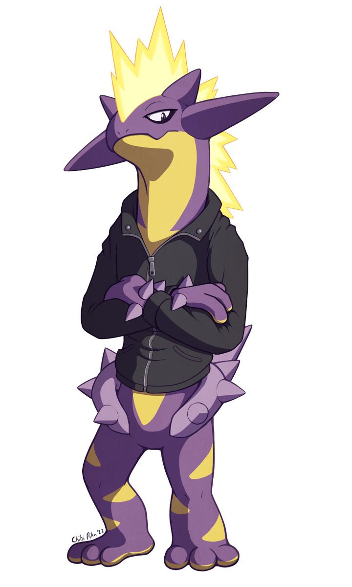 ClawedNyasu's tweet photo. Commission of Nikki from Path of Valor!
#toxtricity #pokemonart https://t.co/8nhH7rtdVm
