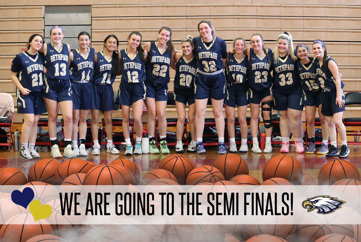 Girls Varsity Basketball advances to the Semifinals!!!!🇺🇸🦅🏀 Congratulations Girls!!!#wearebethpage