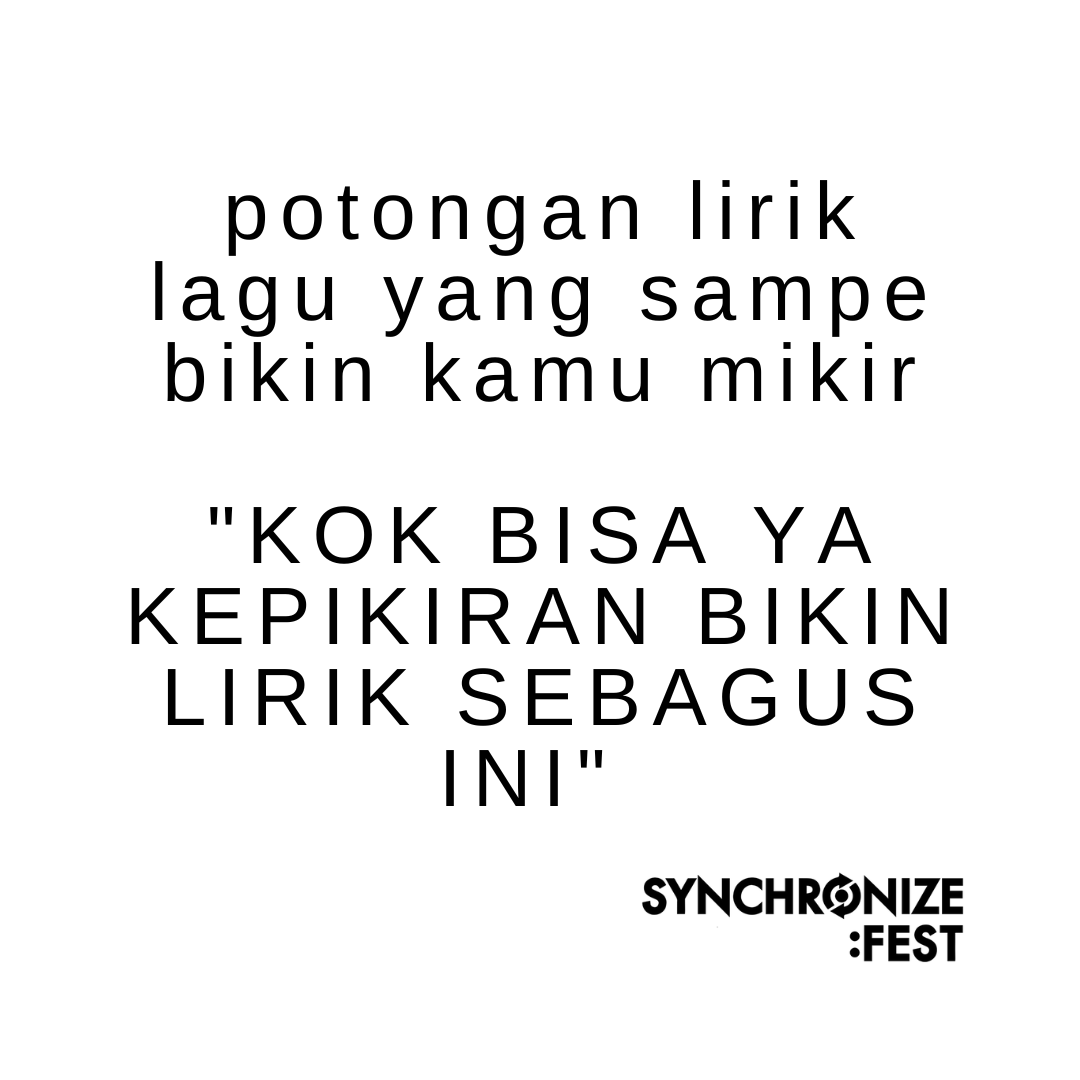 SynchronizeFest's tweet photo. coba ada ga warga-wargi? 🤔 https://t.co/PEntCRzxHP