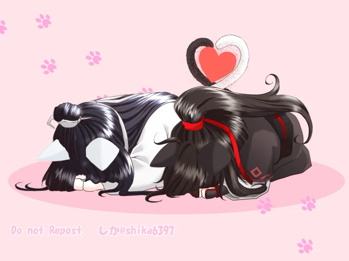 猫の日(再掲)忘羨・義城・少年組#MDZS #忘羨 