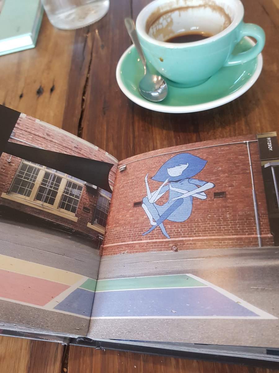 Reading 'Inside Street Art' and this piece by David Ghostpatrol comes up. That's my old primary school #fitzroyprimary #nostalgia