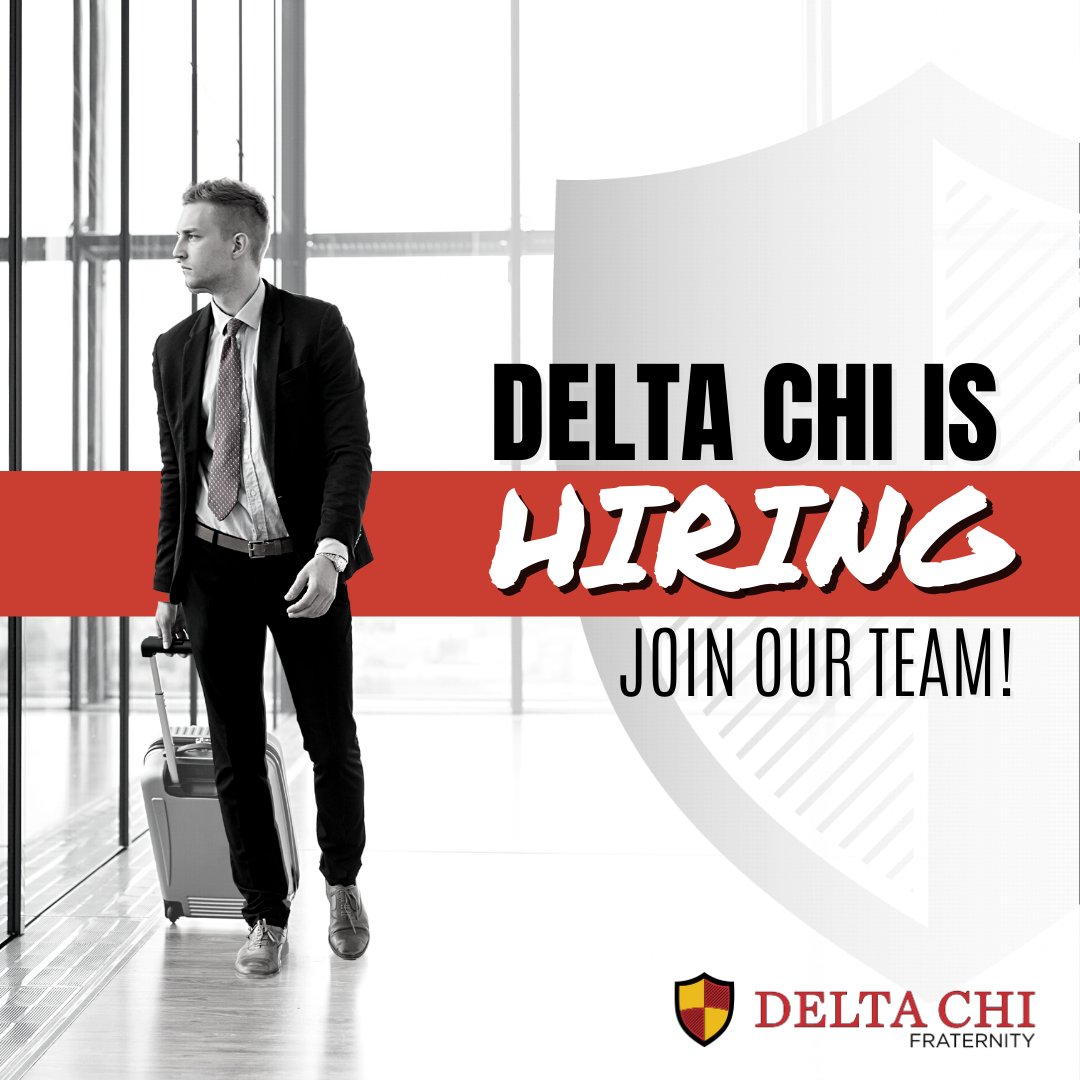 Are you a recent or soon-to-be graduate looking for your first career post-undergrad 💼? Delta Chi is currently hiring for our consultant team! To apply or learn more, visit deltachi.org/employment/ #DeltaChi #MenOfAction