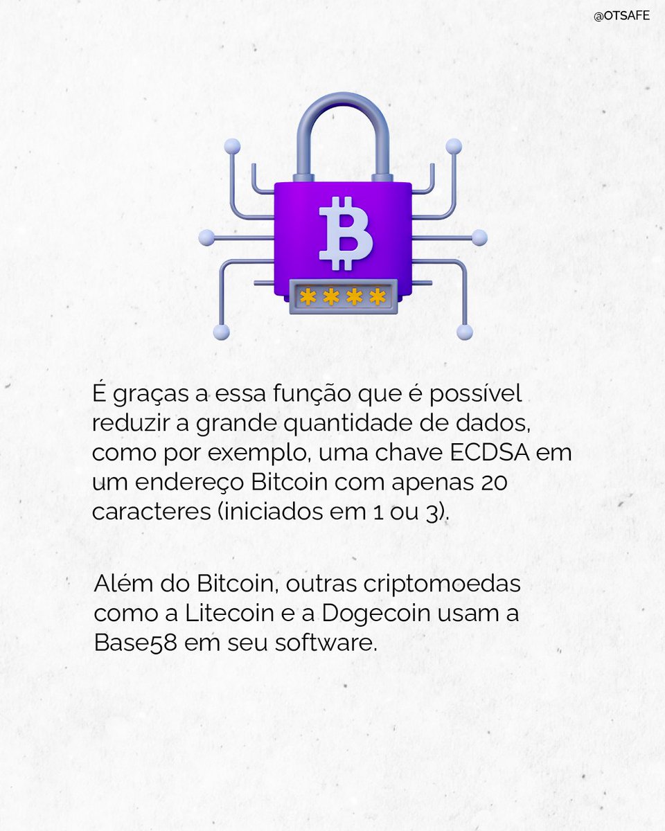 OTSafe's tweet photo. Já pensou em como o Bitcoin com as suas centenas de dados consegue ser de fácil acesso a todos? Tudo isso é graças a Base58, venha conferir como ela funciona!

Compre e venda bitcoins com segurança, entre em contato!

#otsafe #cryptocurrency #Bitcoin #technology #btc #development https://t.co/VaX0O1AebC