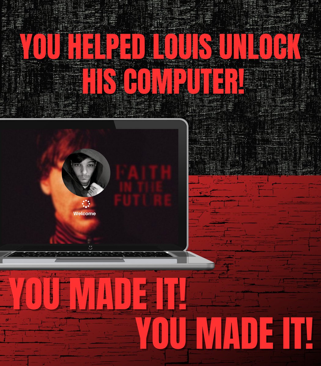 HLDPromo's tweet photo. 💻| You did it, you helped Louis get into his computer! 

Now that it’s unlocked, we have access to the unseen! Here you go! 

Thank you for participating! 

I’m voting #Louies for #BestFanArmy at the #iHeartAwards.

🎵 https://t.co/T30dopl6vL https://t.co/e5nT51C6in