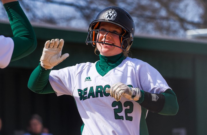 NWBearcatSB's tweet photo. Aubrey Griffith ranks No. 2 in the MIAA in batting average at .517. She is batting 15-of-29 this season. She also ranks No. 4 in the league in on-base percentage (.576). https://t.co/eJh0aRIWdA