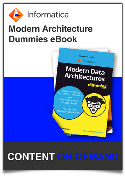 Are you ready to take full advantage of modern #data architectures? Get started with the Modern #Dataarchitectures for Dummies Guide. Register here for your free download: ow.ly/QXlb50MJWIY