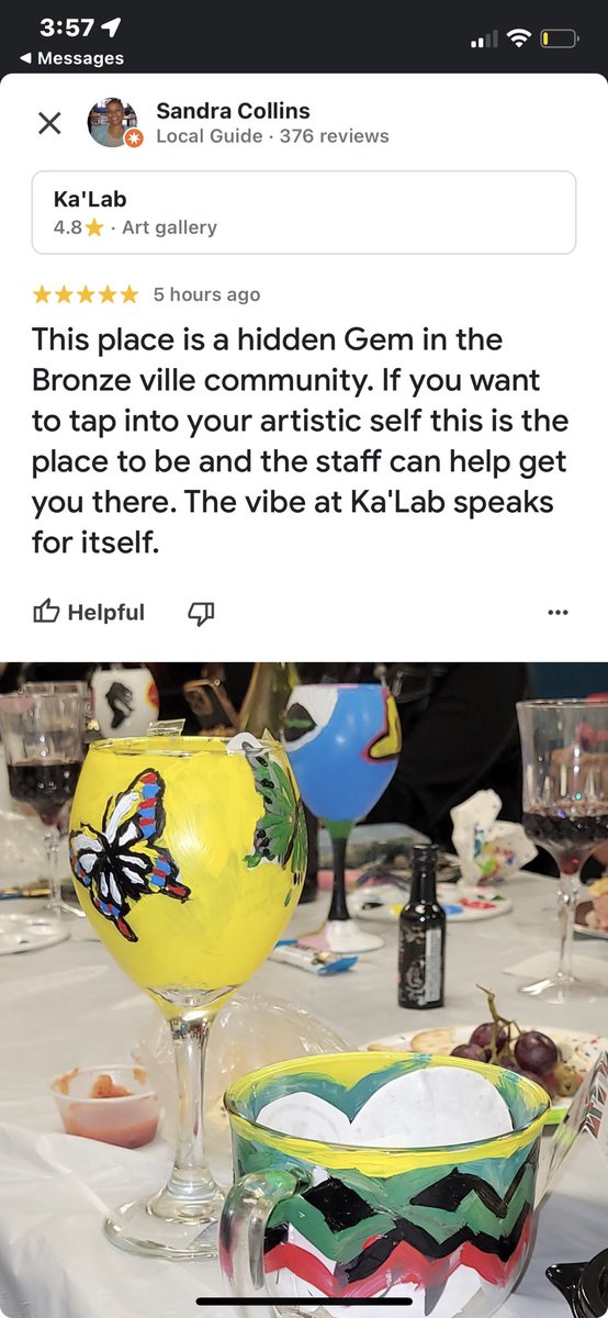 LetsKaLab's tweet photo. We aren’t just a paint and sip we offer an experience …. Join us! #letskalab #art #bronzeville #creativity #fun https://t.co/RsQ9xMpGVX