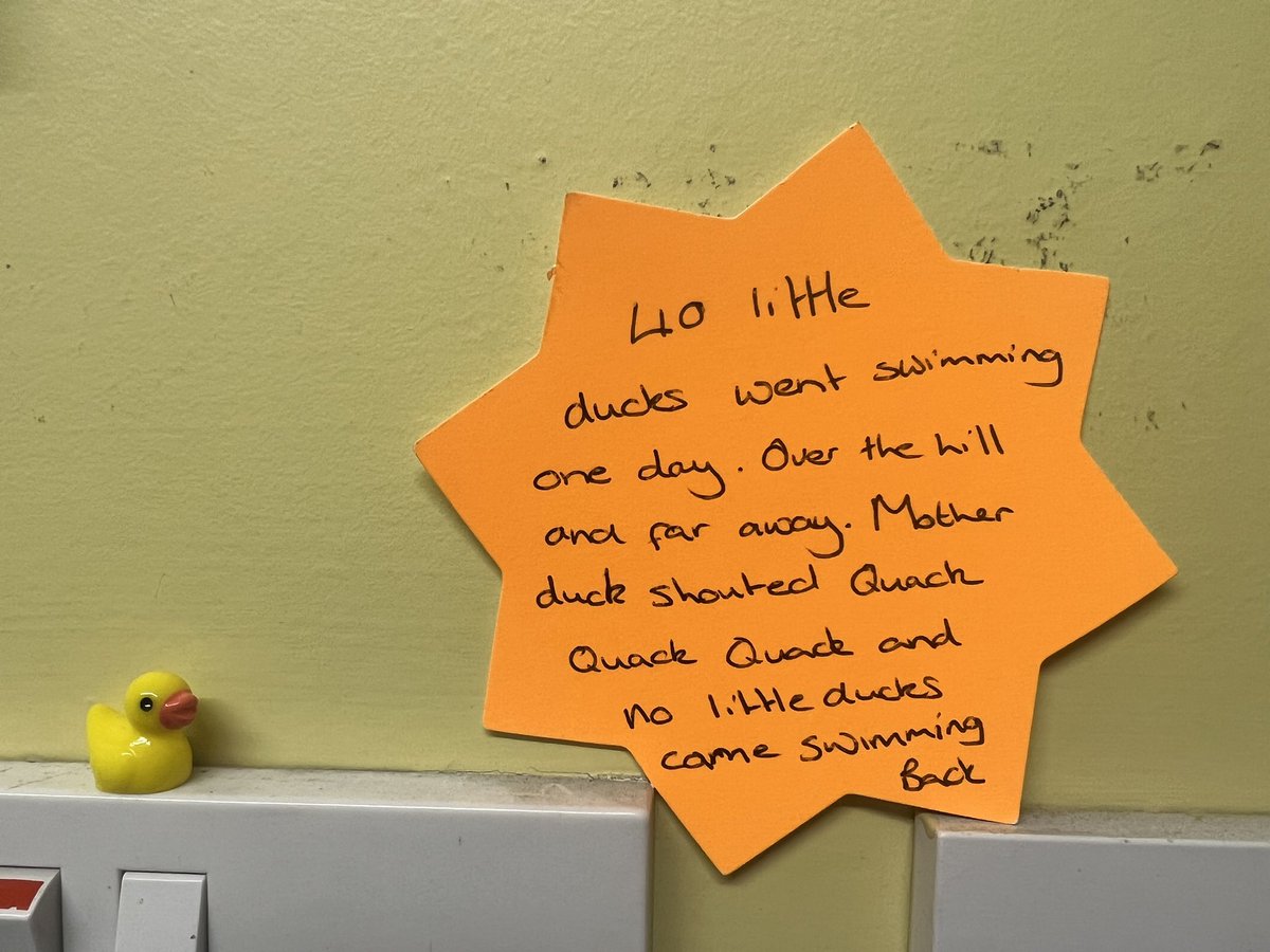 So staff have sabotaged the OCs office with ducks !!! 40 of them to be found . Can’t understand why he’s a bit grumpy!!! 😂😂