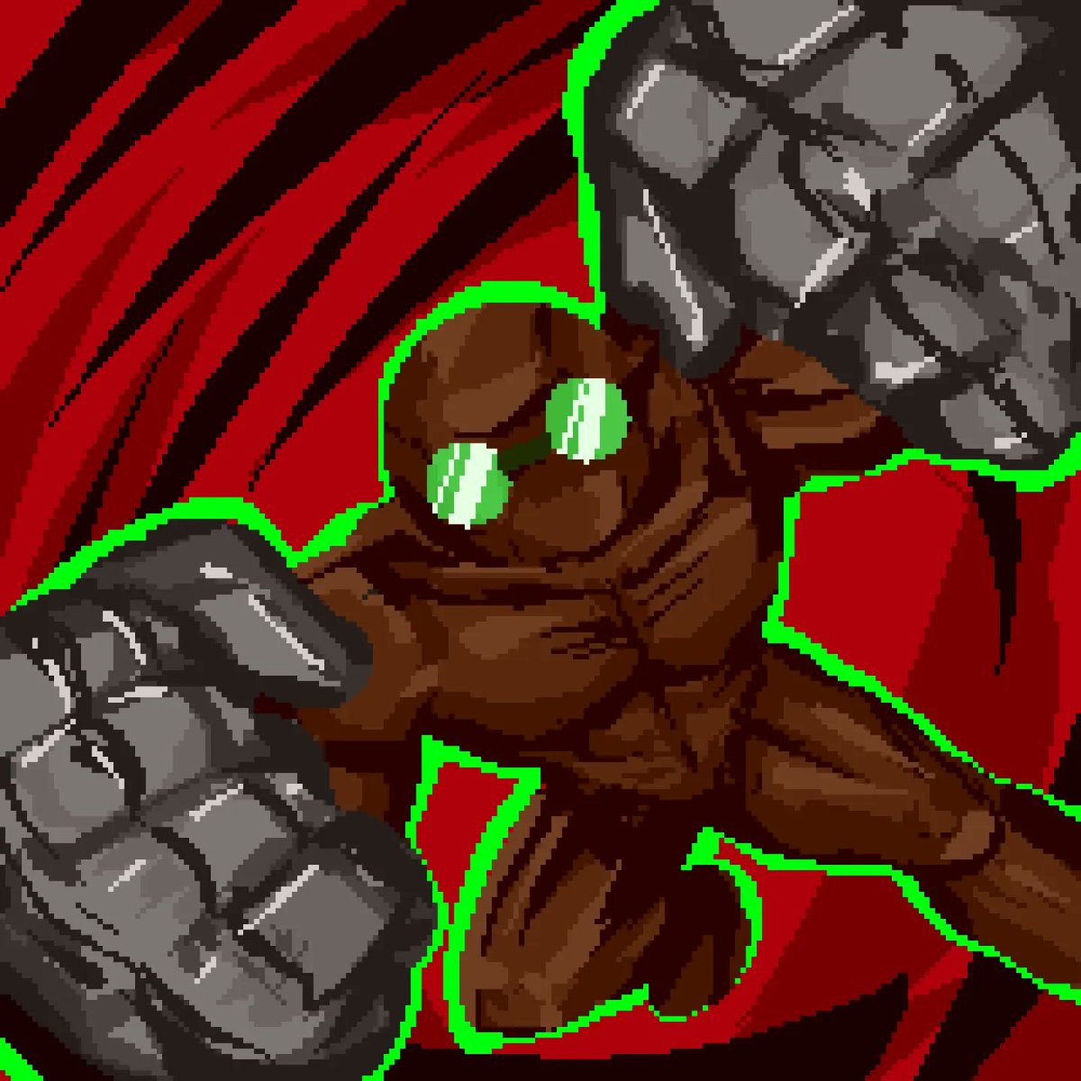 Knomz095's tweet photo. Fan Splash Art for @ProjectKO_  pt.1

#art #fanart #knockout #pixelart https://t.co/PiZy6I8Y7y