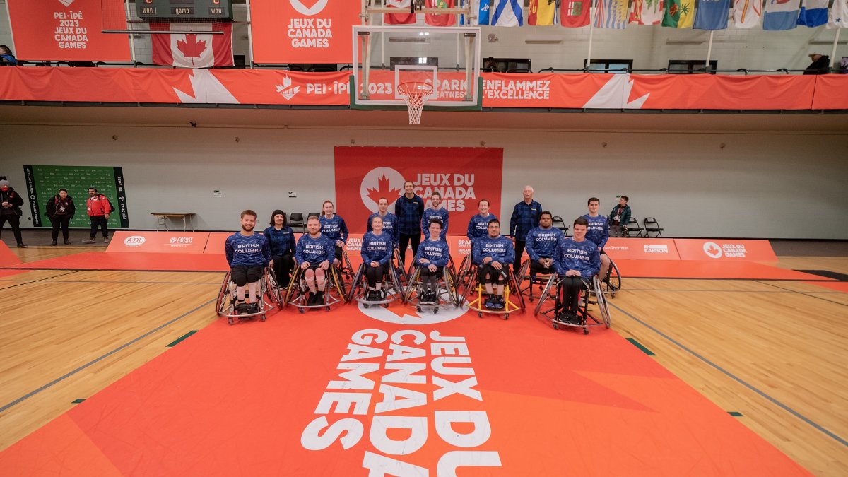 CanadaGames's tweet photo. Today we're shining a spotlight on the electrifying sport of wheelchair basketball at the @2023CanadaGames! 🏀 

This fast-paced, action-packed sport is a true display of athleticism, skill, and determination. 💪 https://t.co/jsI6HsobUJ