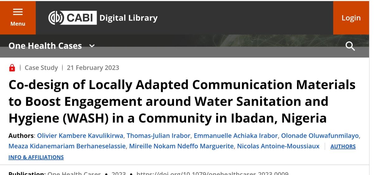 KambereOlivier's tweet photo. ParticipatoryApproches are vital in #HealthPromotion #ParticipatoryTools can drive #communityengagement. We mobilized community-centred #participatoryApproach to boost the engagement of a community in #WASH-relatd risks management. @cresp_sante
https://t.co/yCSfmsEubS… https://t.co/s0YgwW2T9y