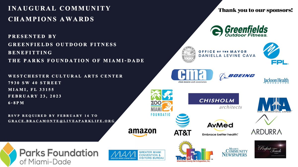 GreaterMiamiCVB's tweet photo. The #GMCVB is happy to join @supportforparks for their inaugural recognition of the @MiamiDadeBCC, celebrating the Commission's efforts in supporting our local parks, communities and businesses across @miamidadecounty! 🌳 https://t.co/mWWcCMFrTd