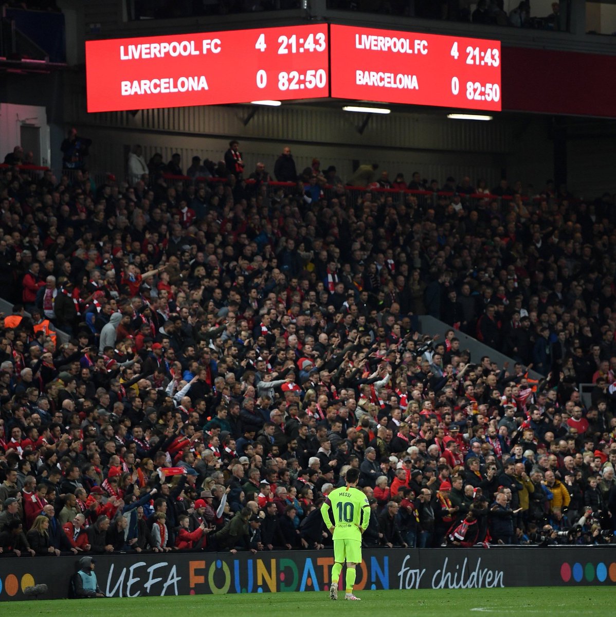 ModricSzN1's tweet photo. Beating Liverpool at Anfield isn’t for everyone. Sorry Barca 😂😂 https://t.co/S5R5UNBI2p