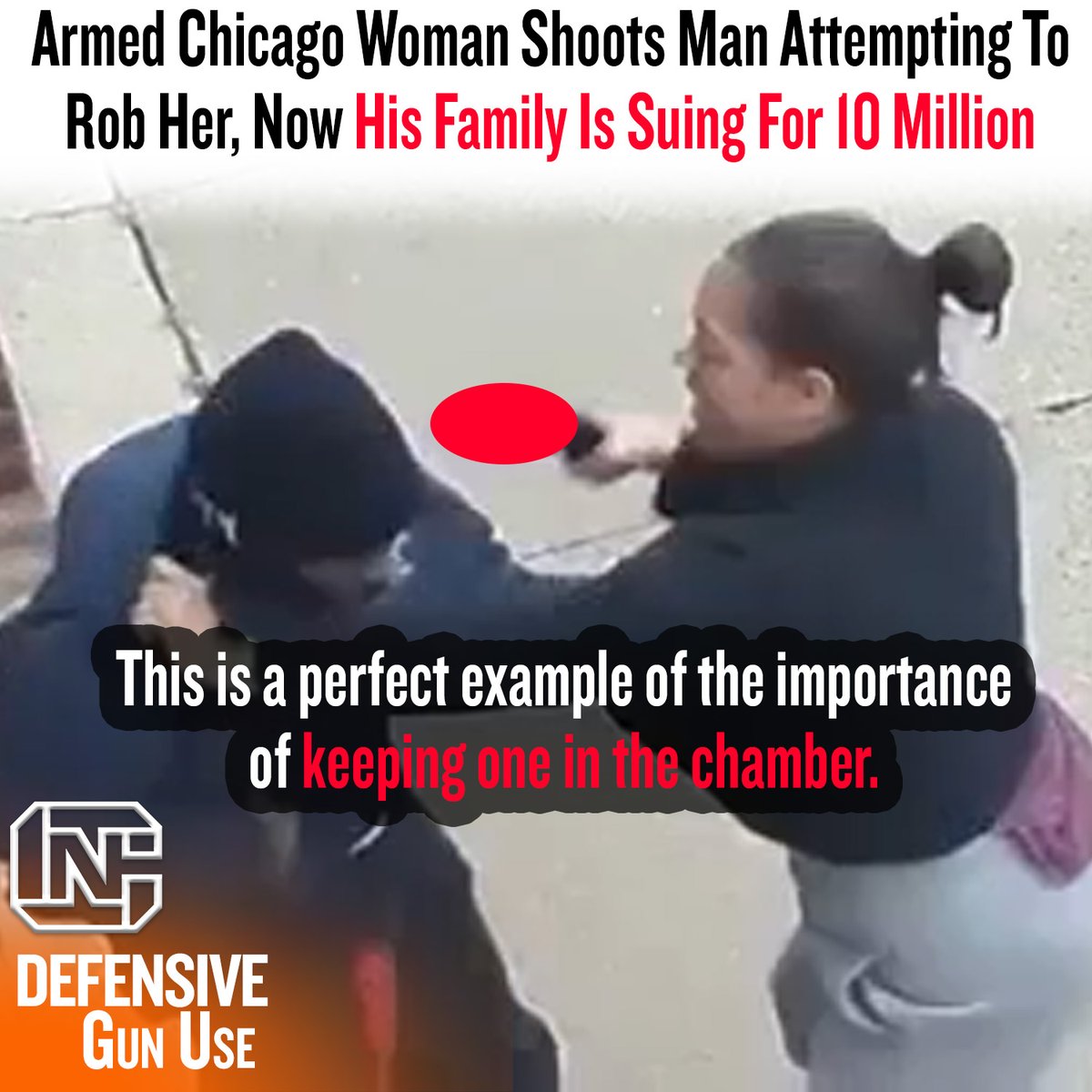 MrColionNoir's tweet photo. This is a perfect example of the importance of keeping one in the chamber.

Watch Video:
https://t.co/NYUjy8UcVj

What are your thoughts? https://t.co/ctaSDrGxbg