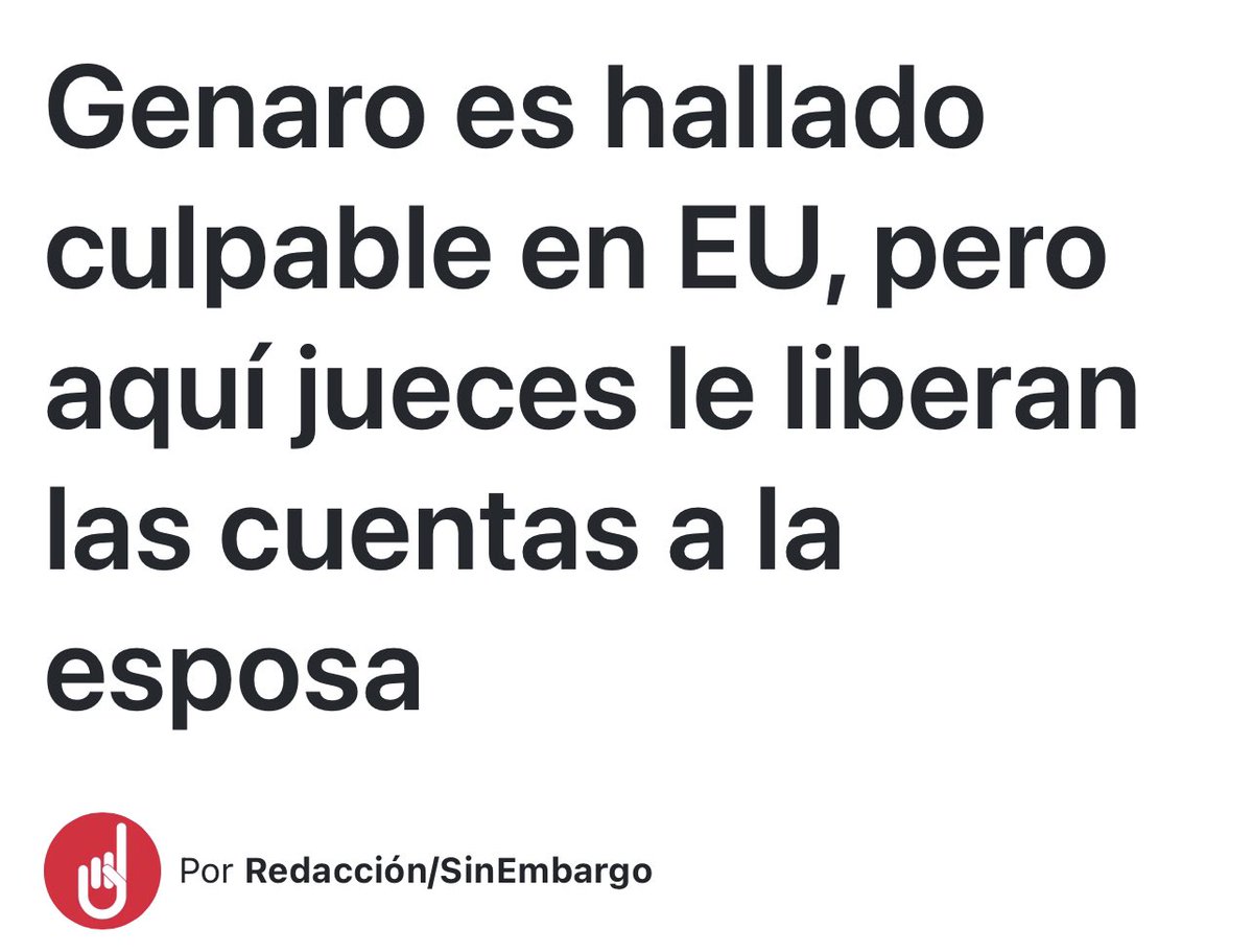 Hans2412's tweet photo. Pero en México jueces corruptos liberan cuentas a la esposa de García Luna, también hoy. https://t.co/opWMLLKEky