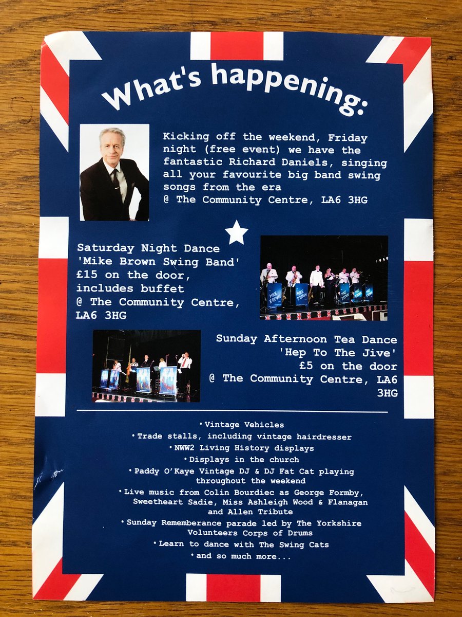 Thisisingleton's tweet photo. Put in your diary, Ingleton 1940s weekend from Friday 30th June> https://t.co/bdjPCqCuFG