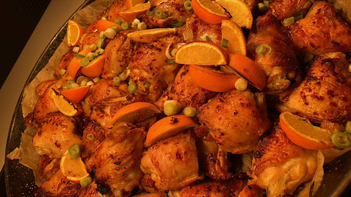 Orange ginger chicken! Absolutely delicious! New year, new menu! #Foodie #food #foodlover #cheflife #foodphotography #flavourwithedge