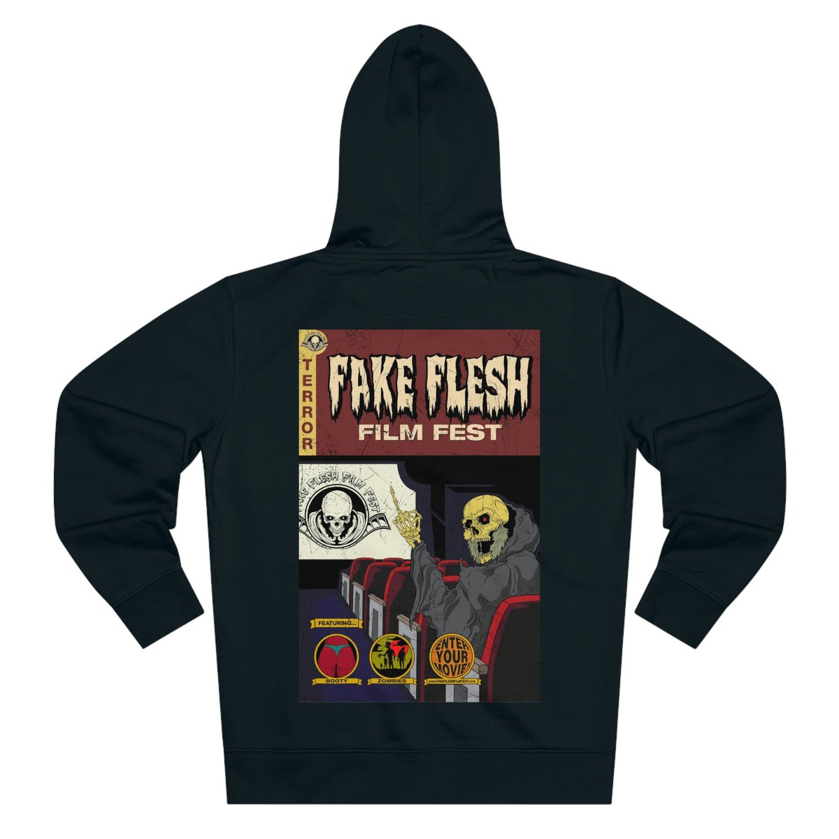 FakeFleshHorror's tweet photo. Check out our OF #etsy shop: Fake Flesh Film Fest Creepy Edition Hoodie Collection - 9 https://t.co/KNSUvOmaeI #fakefleshfilmfest https://t.co/GYf2P1xiX6