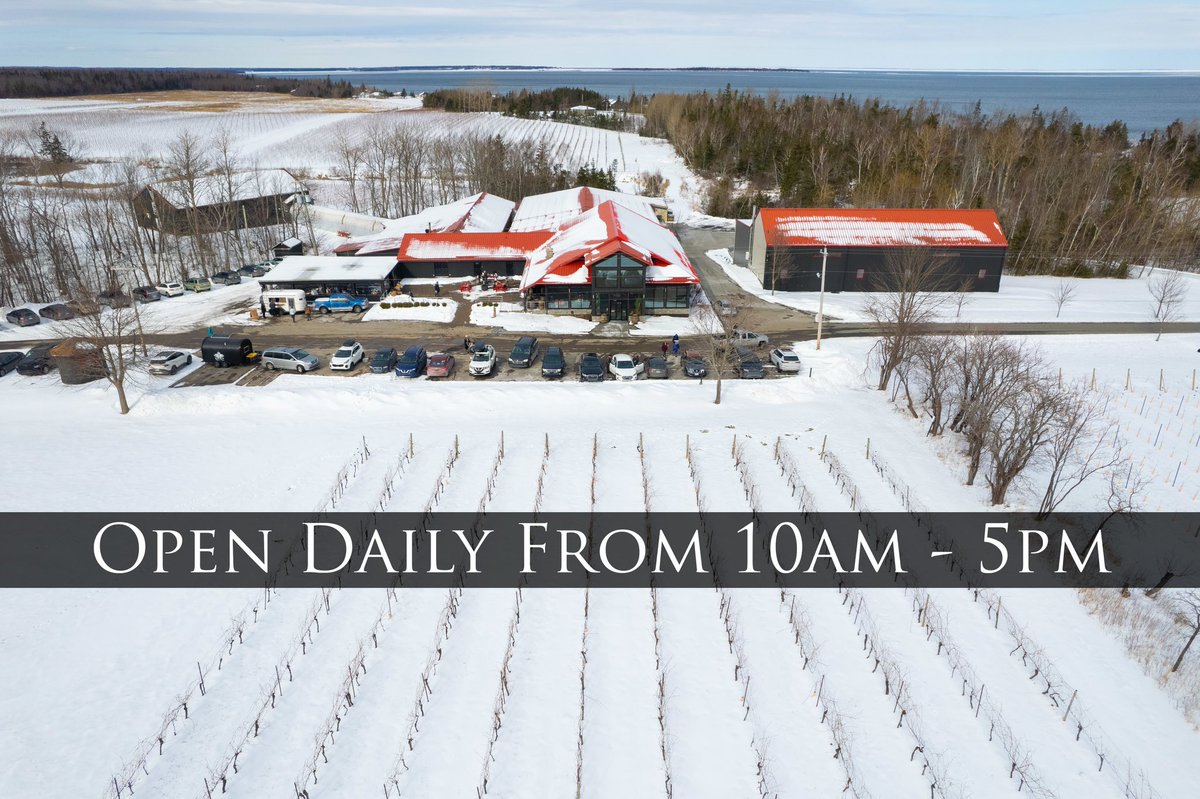 JostVineyards's tweet photo. Did you know that Jost Vineyards is open all winter? You can stop by anytime between 10am and 5pm for complimentary wine tastings, great savings, and expert service with a smile.
#JostVineyards
#vineyard #visitnovascotia #joinusincumberland #winery #visitns
#shopcumberland https://t.co/Ea9xIcERbw