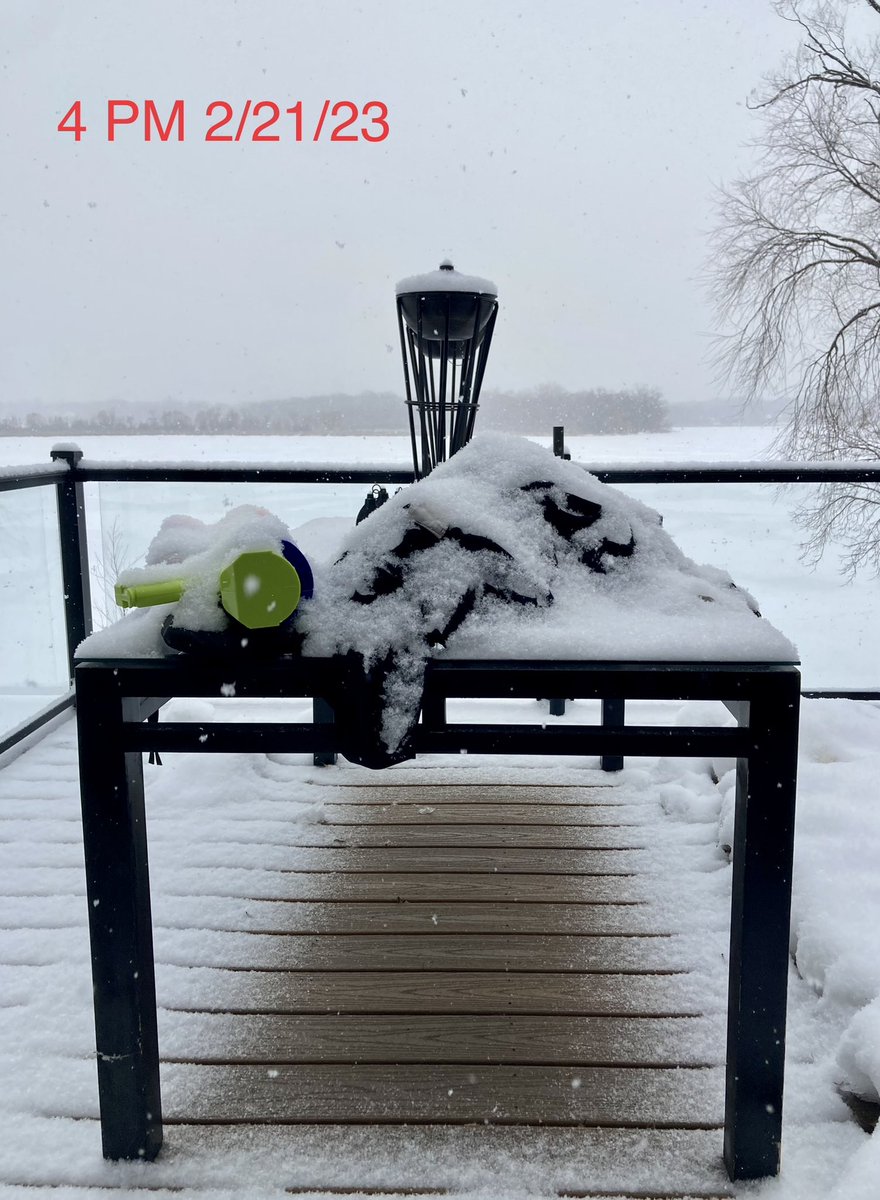 MarthaWeaverMN's tweet photo. And so it begins…  

#snowday #Minnesnowta #snowmageddon2023 #mnwx #dayafterthedayafterPresidentsDayStorm2023 https://t.co/dPtaRi0UNz