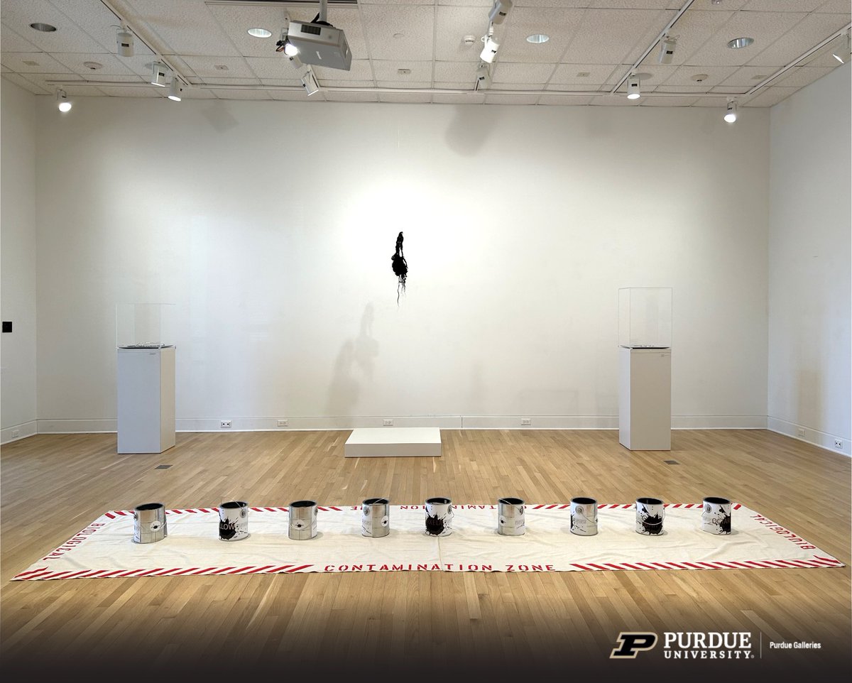 PurdueGalleries's tweet photo. Slow Burn featuring works by April Maybee on display in Rueff Galleries will close this Friday, February 24th, at 5 PM.

#ArtatPurdue #PurdueLibArts #PurdueLiberalArts #RueffGallery #RueffGalleries #Purdue https://t.co/qP2PksE9Ts