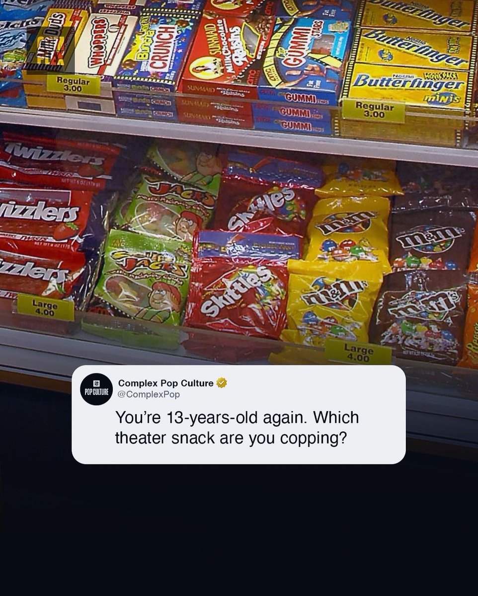 firstwefeast's tweet photo. 🍿🍫👀   

[via. @complex/@complexpop] https://t.co/bylbalWaht