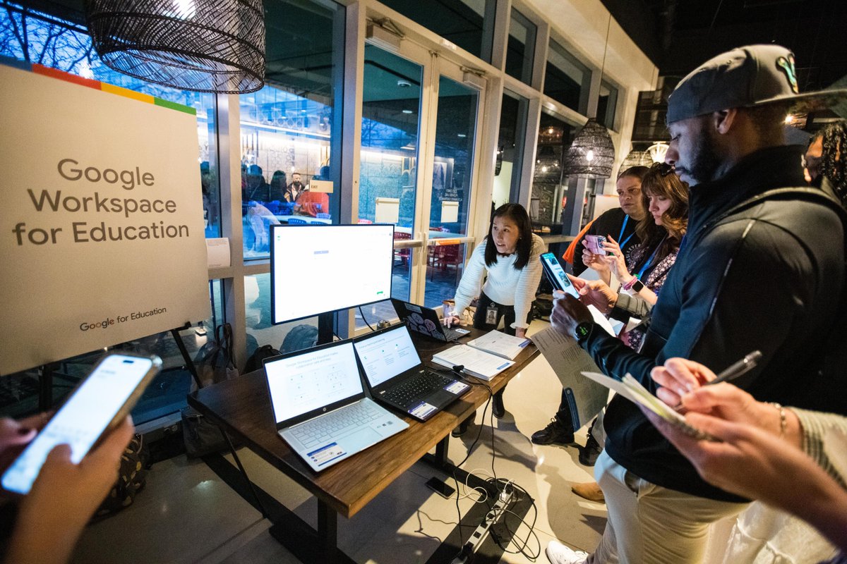 Last week we hosted the <a href="/CCSSO/">CCSSO</a> 2023 National Teachers of the Year for a day of celebration &amp; professional development. We discussed passions, #EdTech trends, and even hosted a <a href="/GoogleDoodles/">Google Doodles</a> drawing workshop 🎨#NTOY23