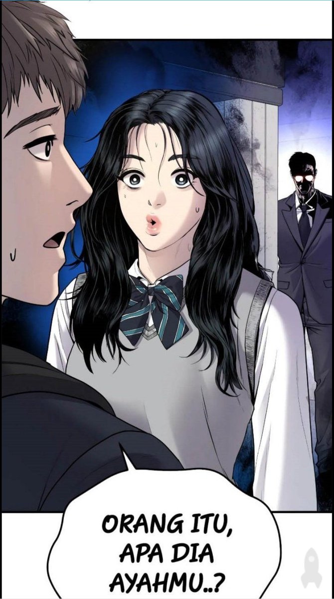 therredcomet's tweet photo. 🧒 : Btw. Orang itu apa dia ayahmu?
👩 : ....

Bapak bapak yang satu ini emang agak lain sih. Best scene ever dari #manhwa #managerkim https://t.co/Afz513s1mS