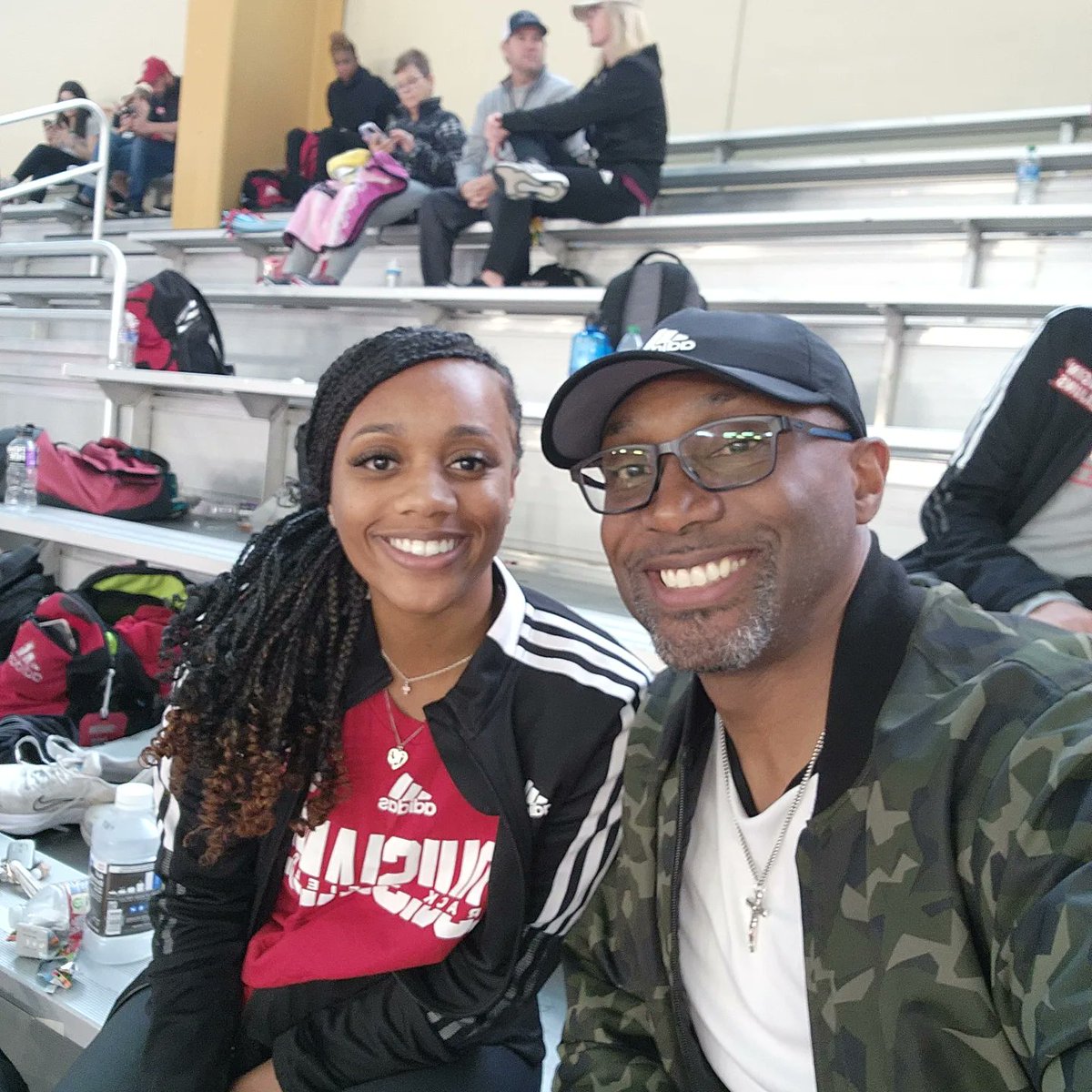 cgwill73's tweet photo. I will move heaven and earth for her, so I 20+ hr drive is nothing. #geauxcajuns #ragincajuns #tracklife #trackandfield #daddysgirl #WilliamsDNA #RichmondElite #ProudDad https://t.co/P4M6jpgMOs