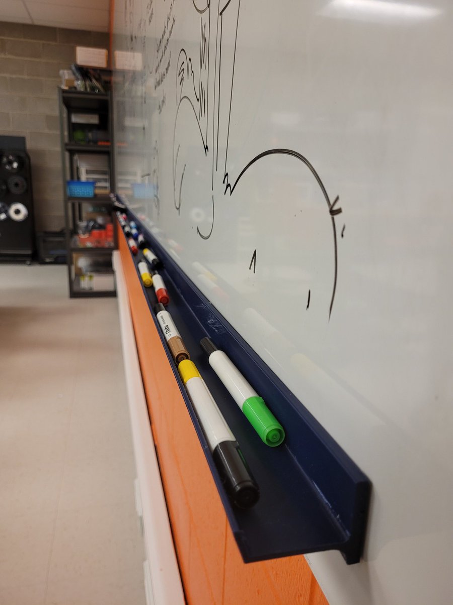 One of our roles as educators is to #inspire our #students to think outside the box and #ProblemSolve.
Thanks to the <a href="/Creality3dP/">CREALITY 3D Printer</a> #3DPrinting Mill, the <a href="/FHSkats/">Fredericton High School</a> #Innovation Lab now has a 12ft marker tray for the whiteboard! <a href="/brilliant_labs/">Brilliant Labs / Labos Créatifs</a>