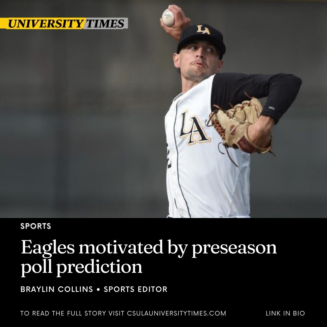 csula_ut's tweet image. The Golden Eagles are projected to finish eighth in conference standings in the CCAA pre-season coaches poll.

To read about the Eagles season ahead, click the link below!

ow.ly/OPFC50MYIFv

✏️ Braylin Collins, Sports Editor
📸 Brian Husky

#athletics #baseball #CalStateLA