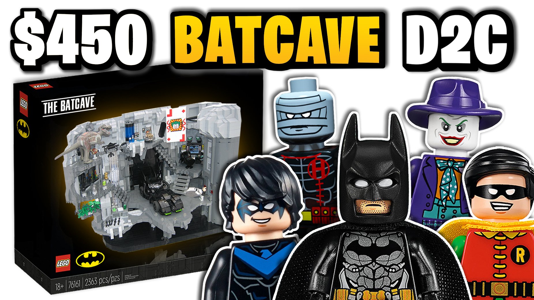 NEW $450 LEGO Batman Returns Batcave Leak - Including the Flash Movie?