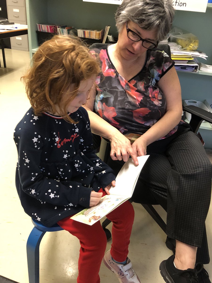Caught some reading with @BevMNGU and a student.  It’s exciting to see someone feeling proud to read and building skills.