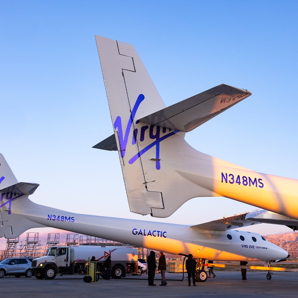 virgingalactic's tweet photo. ICYMI: Virgin Galactic's Director of Flight Test Kelly Latimer shared everything you need to know about #VMSEve’s flight testing → https://t.co/cQgtnzG0y4 https://t.co/oKwLBsRdmx