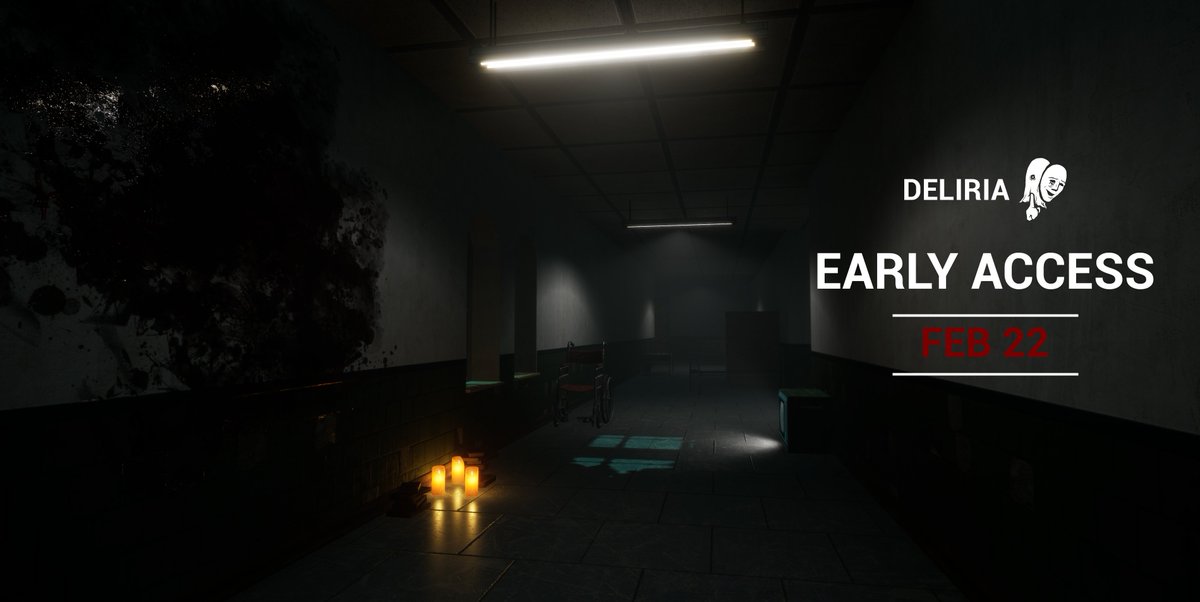 DeliriaGame's tweet photo. Enter the never-ending nightmare, my indie multiplayer horror game, Deliria just entered Early-Access! Get it here: https://t.co/uDzixKOrfl

#UnrealEngine #UE4 #indiegame #gamedev #indiedev #steam #earlyaccess #horror #indiehorror https://t.co/GJj0CqP85x