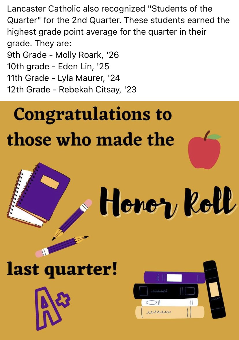 LCHSGSOC's tweet photo. Putting the STUDENT in student-athlete ✏️📚🎉 Congrats Rebekah, Lyla, and Molly! #1 #honorroll https://t.co/dpnkyHYD8E