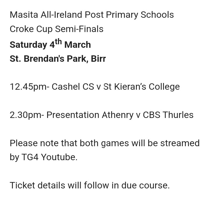 CBS Thurles - An Edmund Rice School tweet media