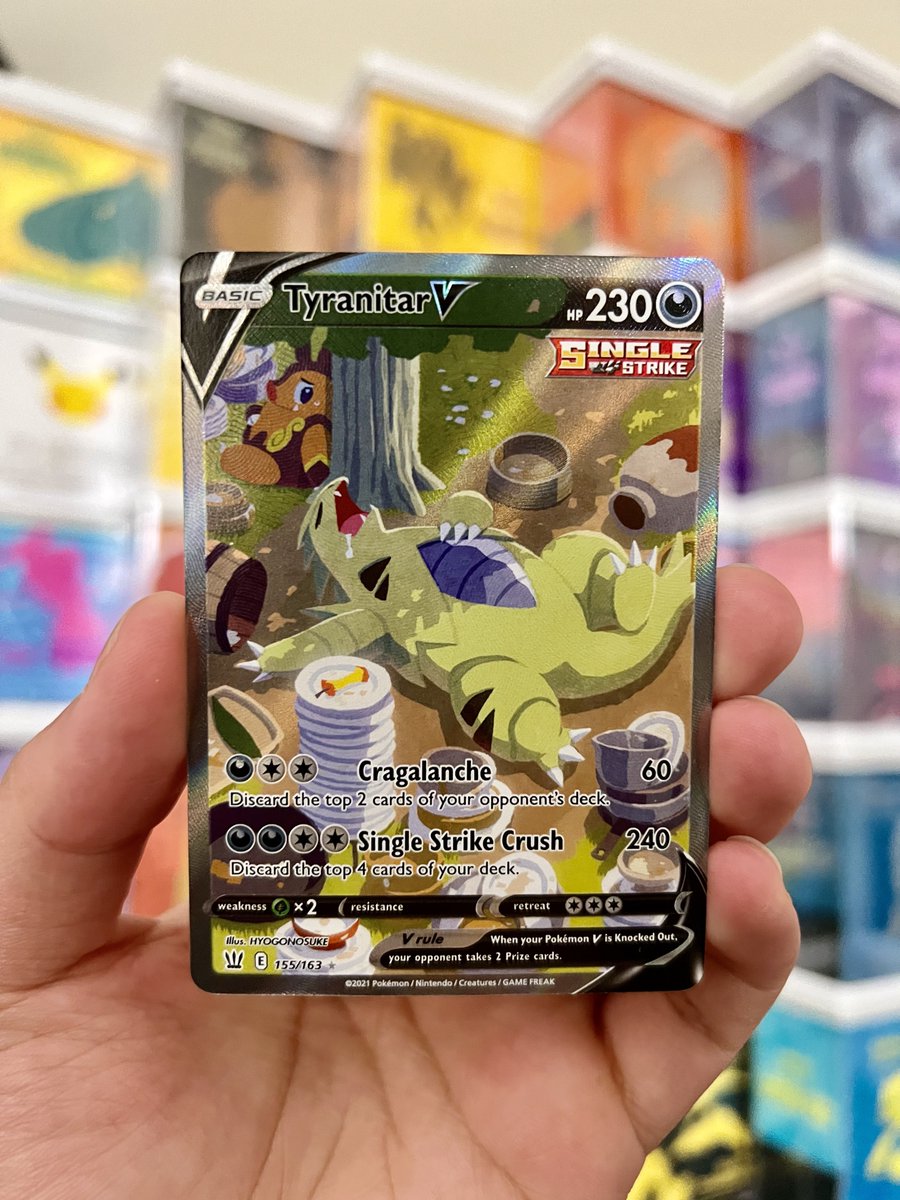 PokemonTCGIntel's tweet image. Giving away a Tyranitar Alt Art from Battle Styles! Winner drawn 3/1🔥

Just retweet and follow @MetroPoke @iamapokeMOM to enter! Good luck y’all!