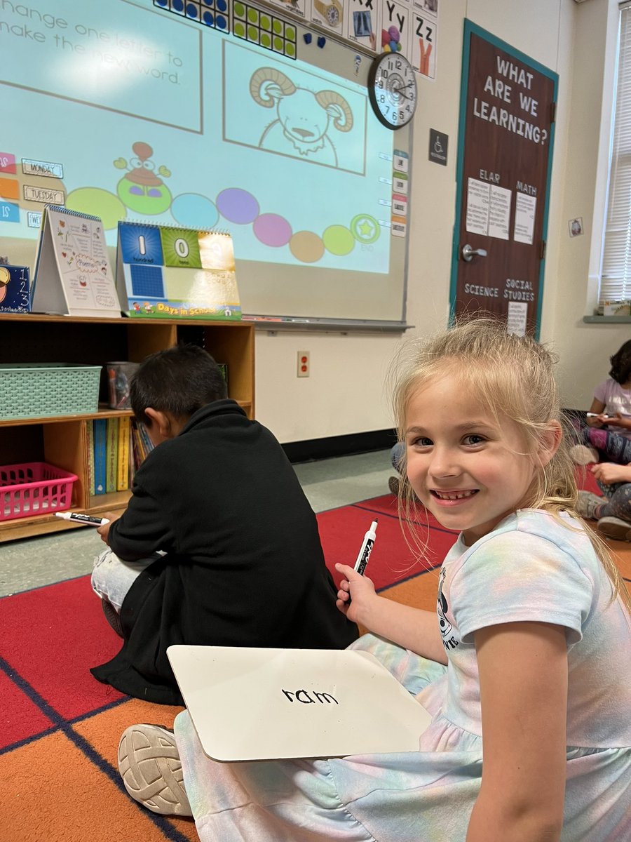MrsCoachNance's tweet photo. We played a new game today to practice phoneme substitutionโฆ Word Wigglers!! I love how focused and engaged they were, but the best part was seeing ALL my babies be successful. โค๏ธ #growingreaders #phonemicawareness #letsplayagain #iteachk https://t.co/VnWx5AUlZc