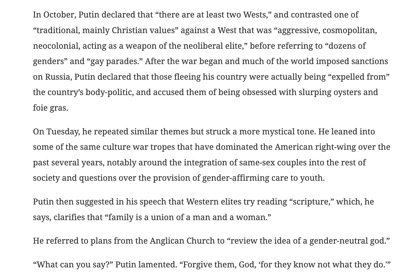 Josh marshall on twitter putin suggests he invaded ukraine because of