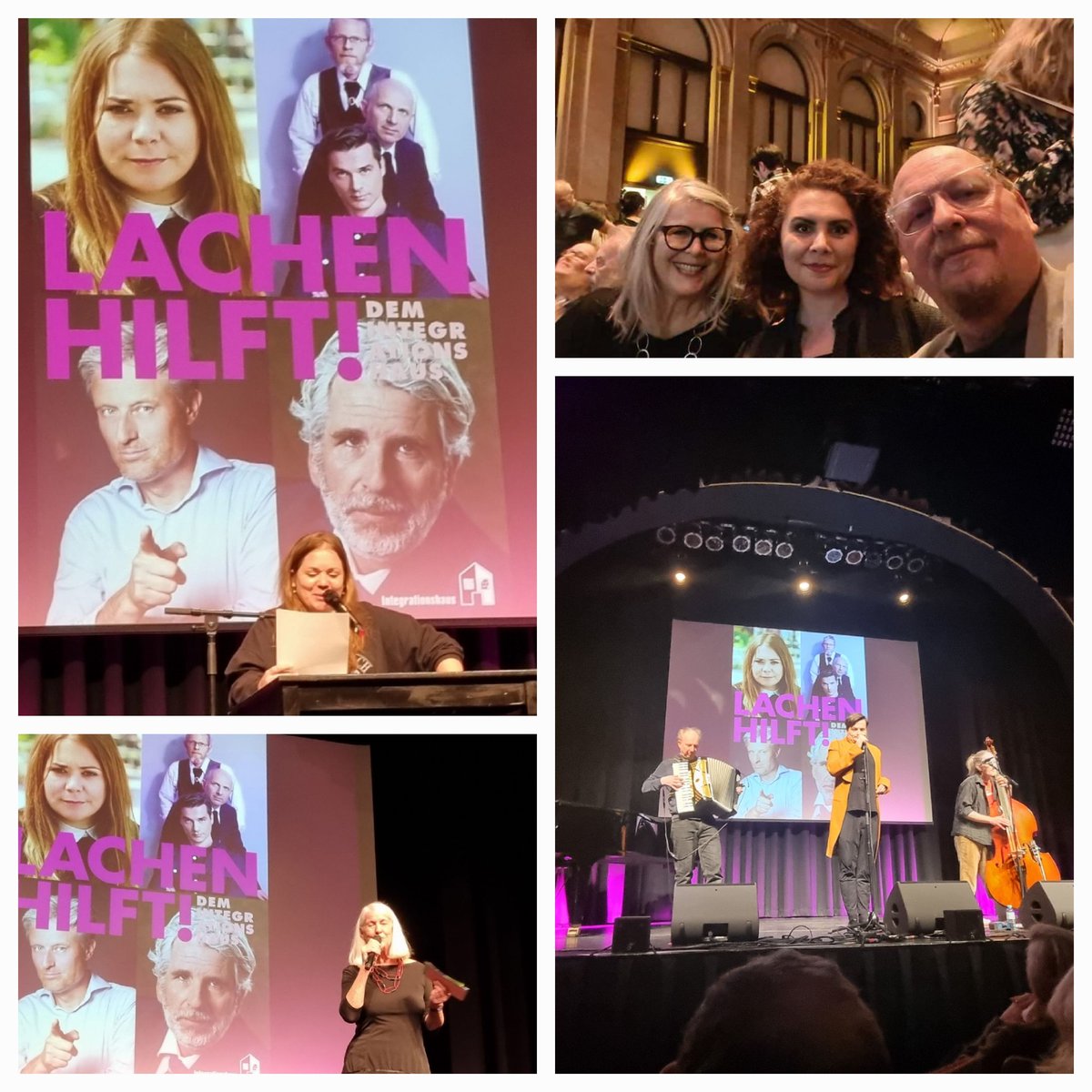 Berivan_Aslan_'s tweet photo. Full House bei der Benefizgala für das #Integrationshaus !
Großartiges Programm mit
@stefansargnagel, #FlorianScheubl, #DirkStermann und #DieGebrueder im Wiener Stadtsaal.
Danke für die gute Sache!
#Wien #Integration #Chancengleichheit https://t.co/t0hUiNnr6b