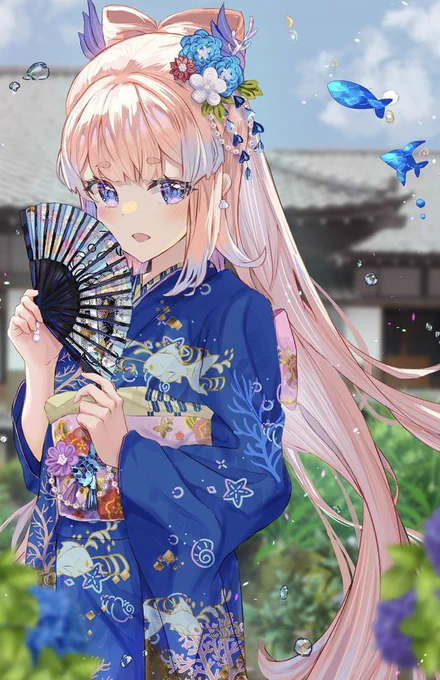 ここみん誕生日おめでとう過去絵再掲#珊瑚宮心海生誕祭2023 #原神 