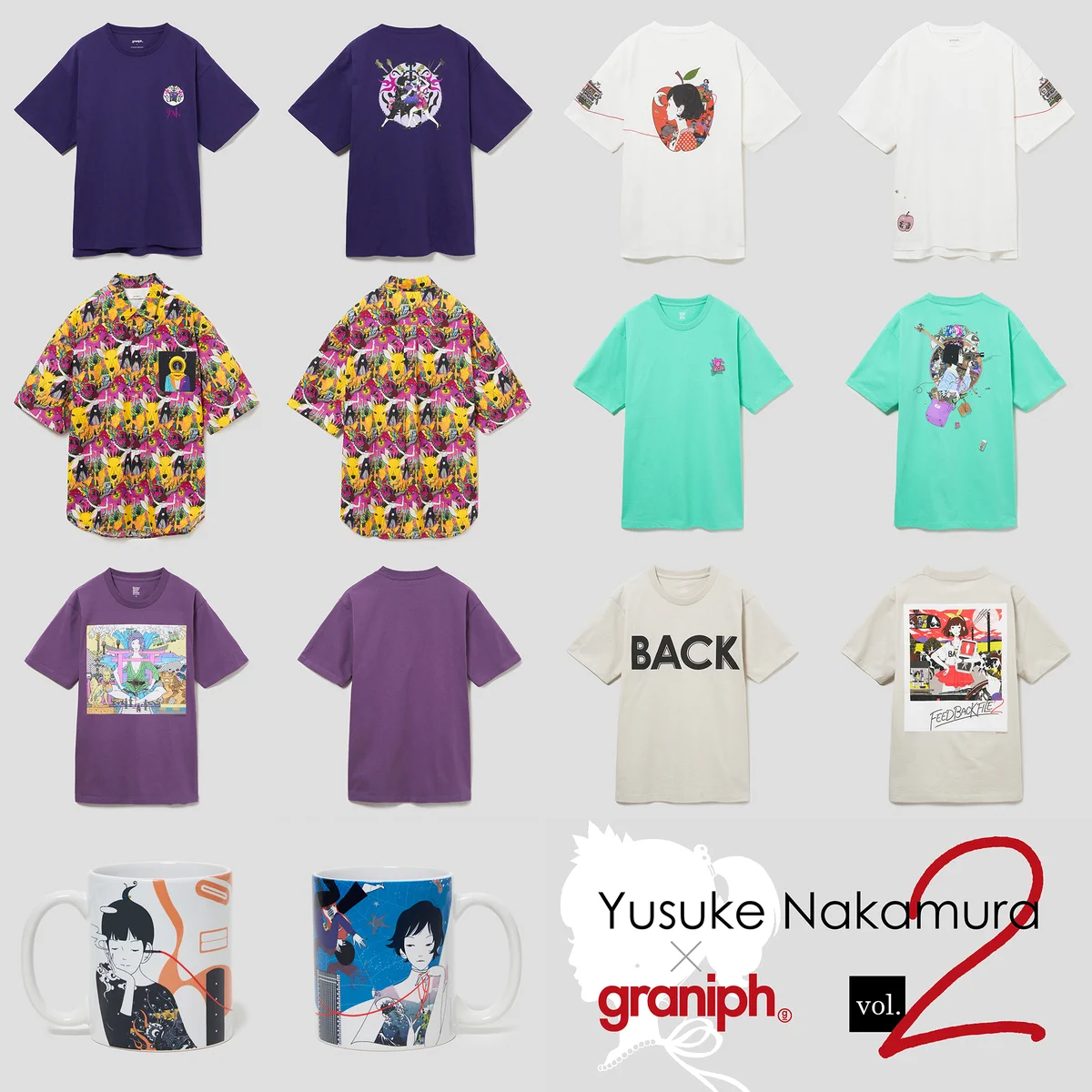 【appleschool757】graniph 中村佑介 コラボ Tシャツ 中村佑介 Yusuke Nakamura on X: 