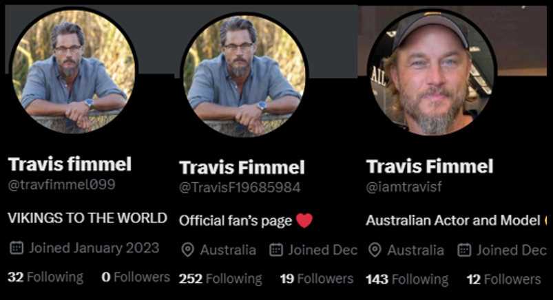 FAKE ACCOUNTS ALERT‼️
PLEASE REPORT AND BLOCK‼️ 👇

TRAVIS FIMMEL

<a href="/travfimmel099/">Travis fimmel</a>
<a href="/TravisF19685984/">Travis Fimmel</a>
<a href="/iamtravisf/">Travis Fimmel</a>
<a href="/Travisfimmel712/">Travis fimmel</a>
<a href="/bytravisfimmel/">Travis F</a>
<a href="/Travisfimmel899/">Travis Fimmel</a>
<a href="/travisfimmel76/">travisfimmel</a>

#FakeAccounts
#TravisFimmel