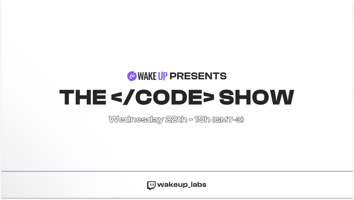 wakeuplabs's tweet photo. We're going live on #Twitch tomorrow at 7pm. 🇦🇷! 

📺 Join @0xGonzacolo and @chris_es_ph for an exciting first episode of the #CodeShow, as they discuss how they got into #Web3 and code live. 💥

Don't miss it! 👉 https://t.co/m38MnCAydj https://t.co/GCZRwWKYFF