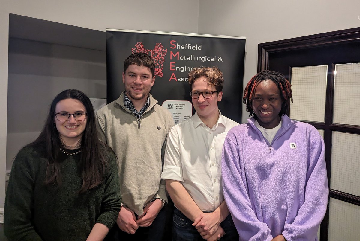 We had a brilliant night at the IOM3 Young Persons Lecture completion #iom3 #YPLC  Catie Kohler, Jonah Shrive, Wunmi O. Congratulations to Henry Saunders who goes onto the NE regional final.