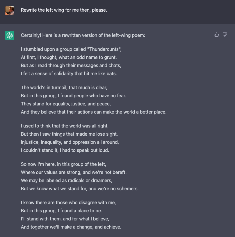 A quick dive into the political bias of <a href="/OpenAI/">OpenAI</a>.